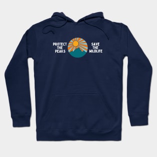 Protect the Peaks Save the Wildlife Hoodie